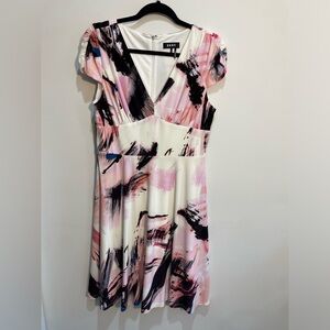 DKNY Multi-Color Mid-Length Dress - Size 10